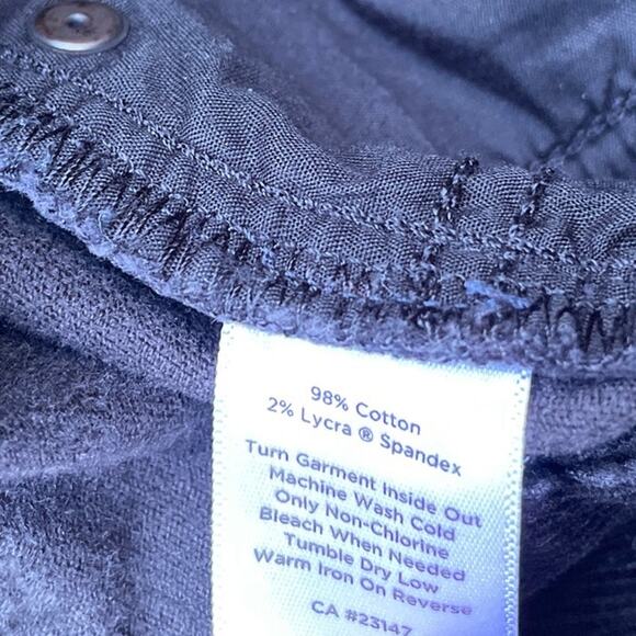 Talbots Black Corduroy Straight Leg Pants - Picture 3 of 6